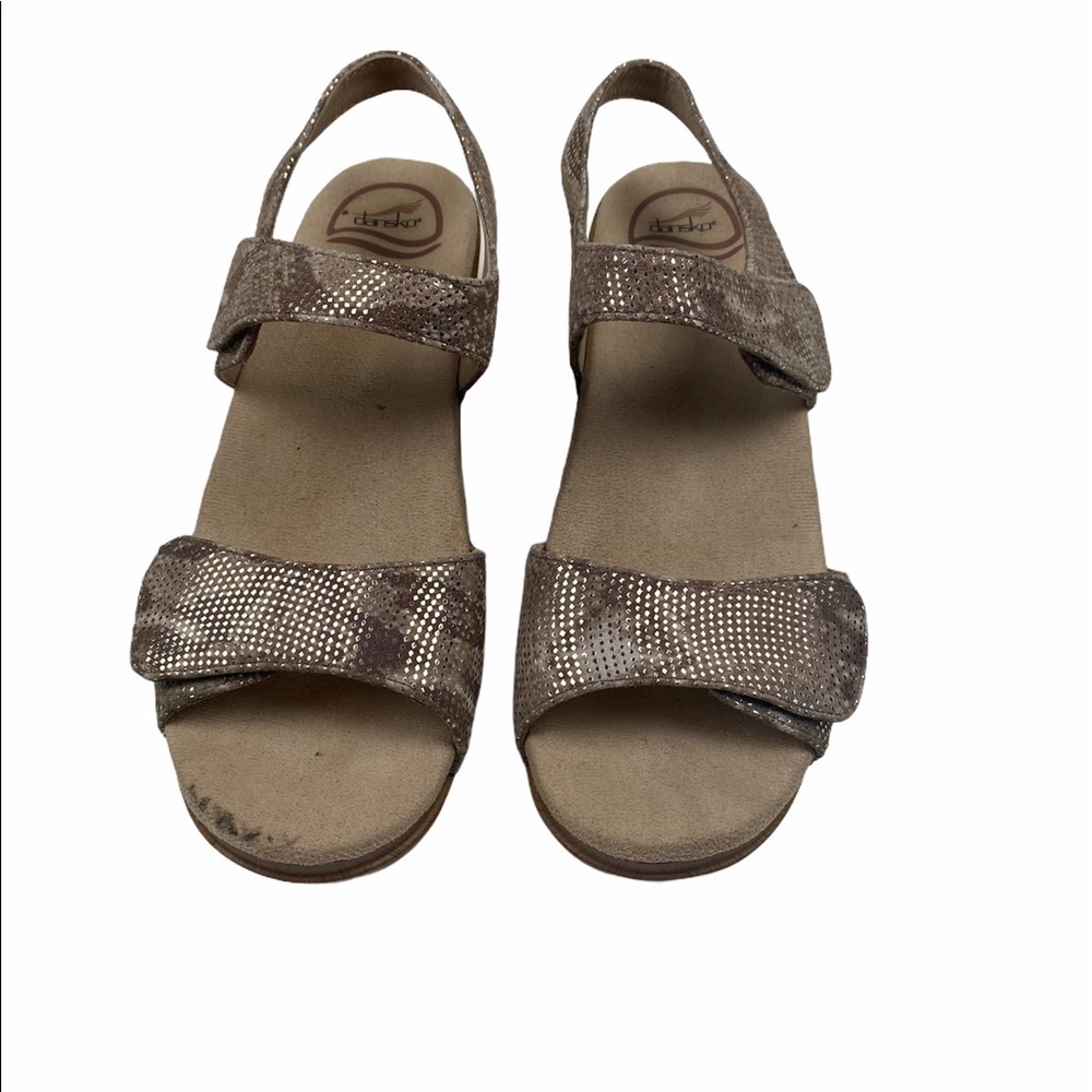 Dansko Sonnet Clog Sandals Snake Pattern 39 - image 2